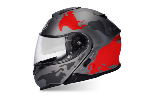 SIG 1464 Deep Grey Helmet Red Grey