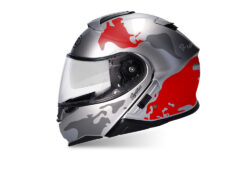 SIG 1464 Silver Helmet Red Grey