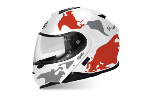 SIG 1464 White Helmet Red Grey
