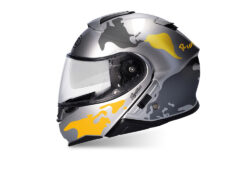 SIG 1465 Silver Helmet Yellow Dark Grey