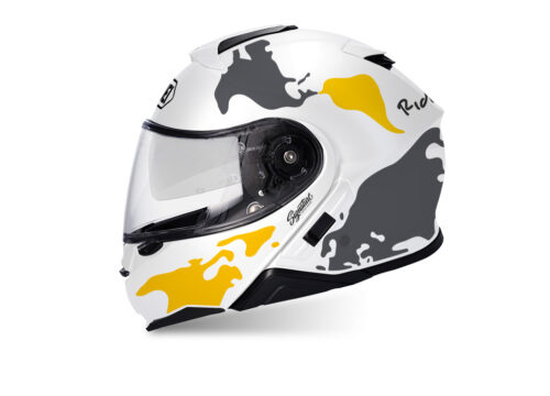 SIG 1465 White Helmet Yellow Dark Grey