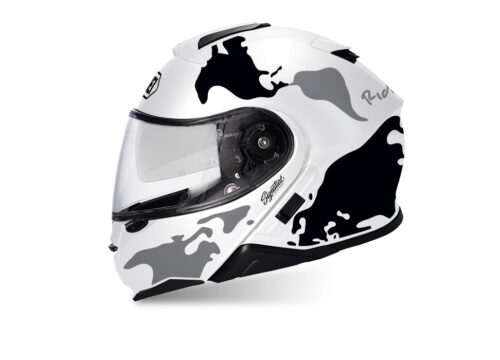 SIG 1466 White Helmet Grey Black