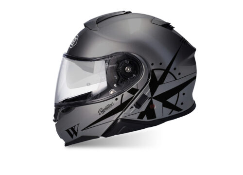 SIG 1467 Shoei Neotec II Compass Deep Grey Helmet Black