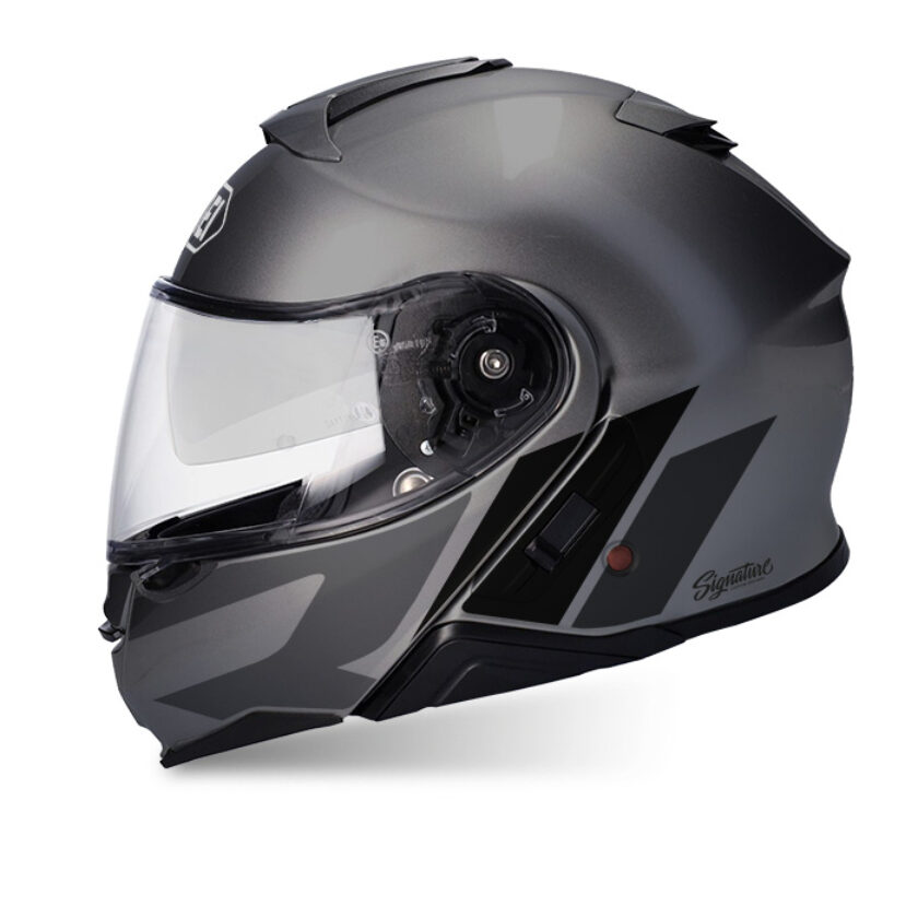 Shoei Neotec II (Grey) R-Line Grey & Black Stickers - Signature