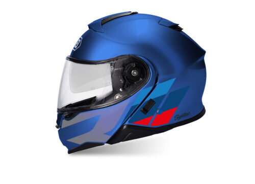 SIG 1497 Shoei Neotec II R Line Blue Helmet M Sport