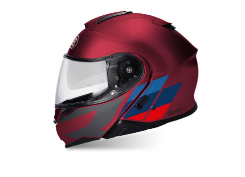 SIG 1497 Shoei Neotec II R Line Wine Red Helmet M Sport