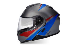 SIG 1499 Shoei Neotec II Vivo Red Blue Grey