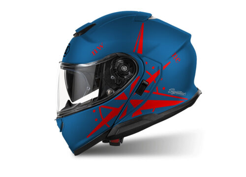 SIG 1517 Shoei Neotec III Blue Compass Red