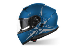 SIG 1518 Shoei Neotec III Blue Compass Silver
