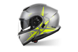 SIG 1520 Shoei Neotec III Light Silver Compass Yellow
