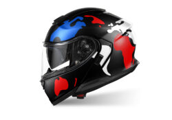 SIG 1524 Shoei Neotec 3 The Globe Red Blue White