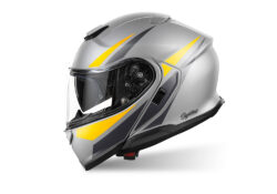 SIG 1526 Shoei Neotec 3 Vivo Silver Grey & Yellow