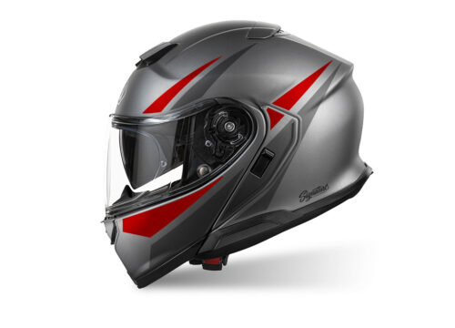 SIG 1527 Shoei Neotec 3 Anthrasite Vivo Grey & Red