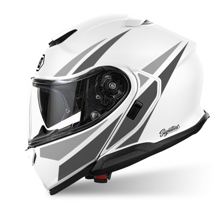 Shoei Neotec 3 (White) Vivo Silver Variations Stickers - Signature