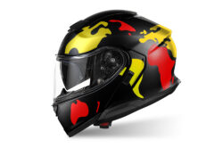 SIG 1529 Shoei Neotec 3 The Globe Black Red & Yellow