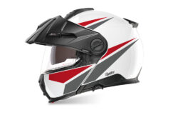 SIG 1551 Schuberth E2 White Vivo Grey & Red