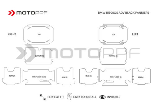 SIG 1647 BMW ALU Black Panniers Black PPF 02