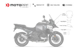 Bmw R1300GS Adv Triple Black Motoppf Front Kit 01