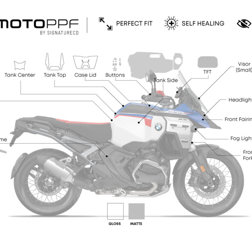 BMW R1300G Adventure GS Trophy Full Paint Protective Film