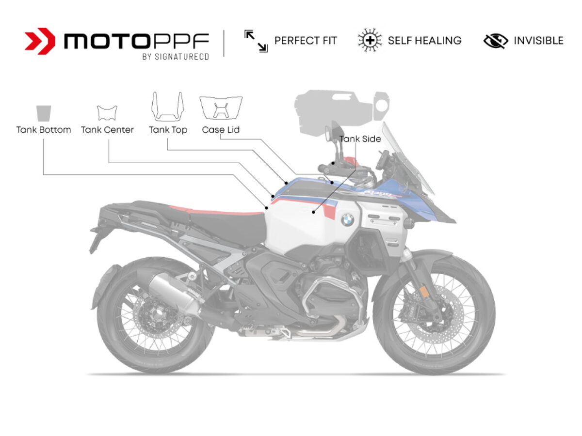 BMW R1300GS Adventure GS Trophy MotoPPF Tank Protective