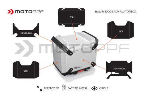 SIG 1651 BMW ALU TopBox Black PPF new 01 01