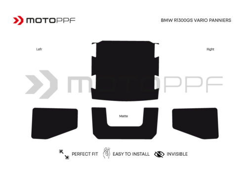 SIG 1654 BMW Vario Side Panniers Black Protective Films 02