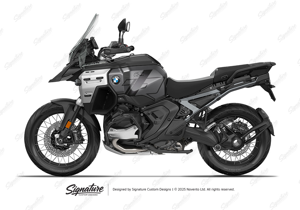 SIG 1655 BMW R1300GS Adventure Triple Black R Line Left Black Styling Kit 01