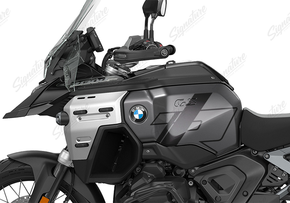 SIG 1655 BMW R1300GS Adventure Triple Black R Line Left Black Styling Kit 02