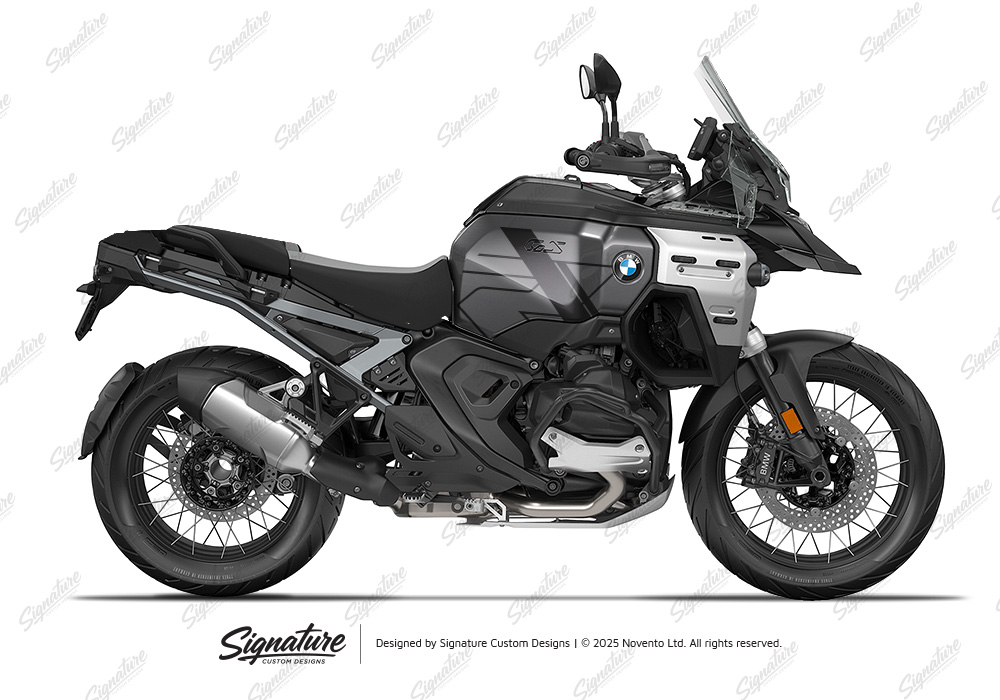 SIG 1655 BMW R1300GS Adventure Triple Black R Line Right Black Styling Kit 01