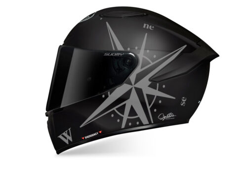 HEL 1656 Suomi Black Compass Grey Stickers Kit