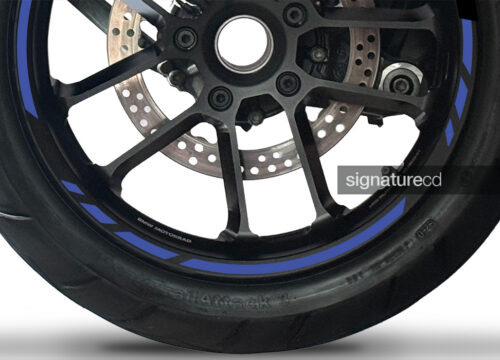 SIG 1676 Wheel Reflective Stickers R1 Series Blue 02