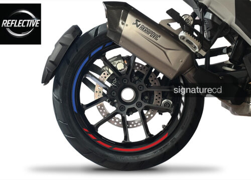 SIG 1679 Wheel Reflective Stickers R1 Series Blue Red White 01.1
