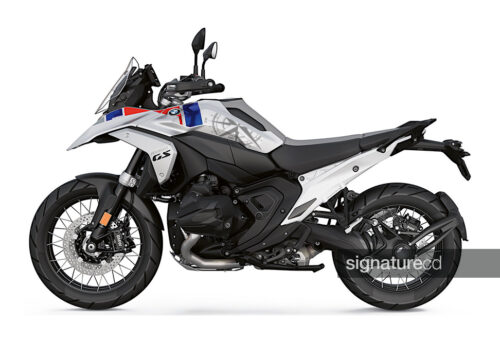 SIG 1681 BMW R1300GS Trophy White Compass Stickers 01