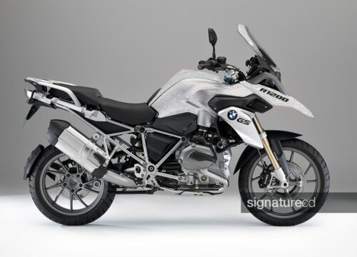 SIG 1682 BMW R1200GS LC Topo Map Full Wrap Stickers 01 02