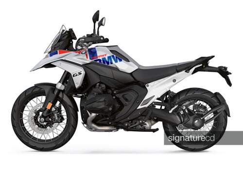 SIG 1683 BMW R1300GS Trophy 2 Vibe Series Blue Stickers 01