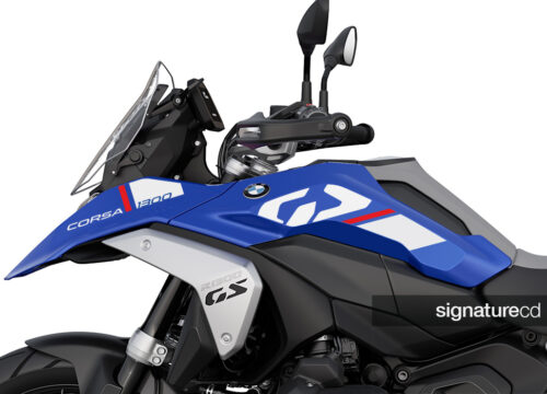 SIG 1703 BMW R1300GS Blue Corsa GS White Red Stickers 03