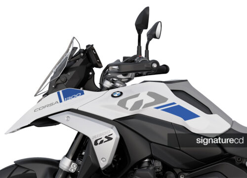 SIG 1705 BMW R1300GS White Corsa GS Blue Grey Stickers 02