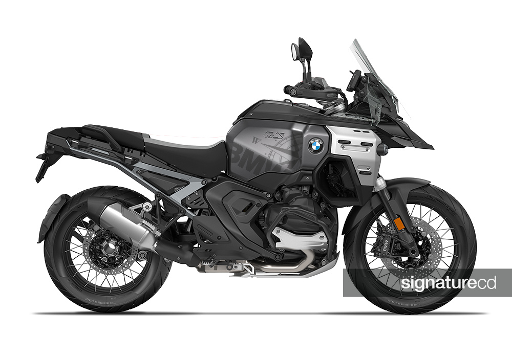 SIG 1707 BMW R1300GS Adventure Triple Black BMW Compass Tank Styling Kit 01