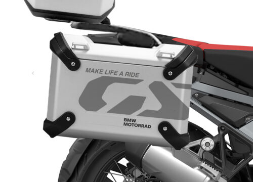 SIG 1706 BMW Panniers GS Line Siver Styling Kit Right Crop