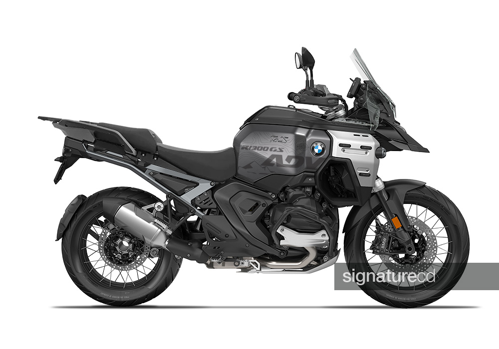 SIG 1719 BMW R1300GS Adventure Triple Black Topo Series Styling Kit 01