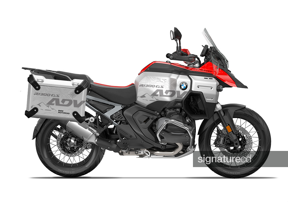 SIG 1722 BMW R1300GS Adventure GS Racing Red Topo Series Styling Kit 03