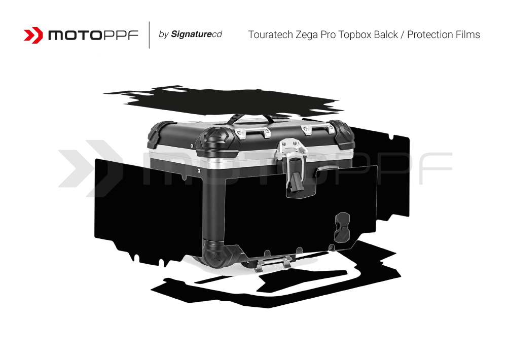 SIG 1724 Touratech Zega Pro Black Topbox 38L Heavy Duty Black Protective Films 01