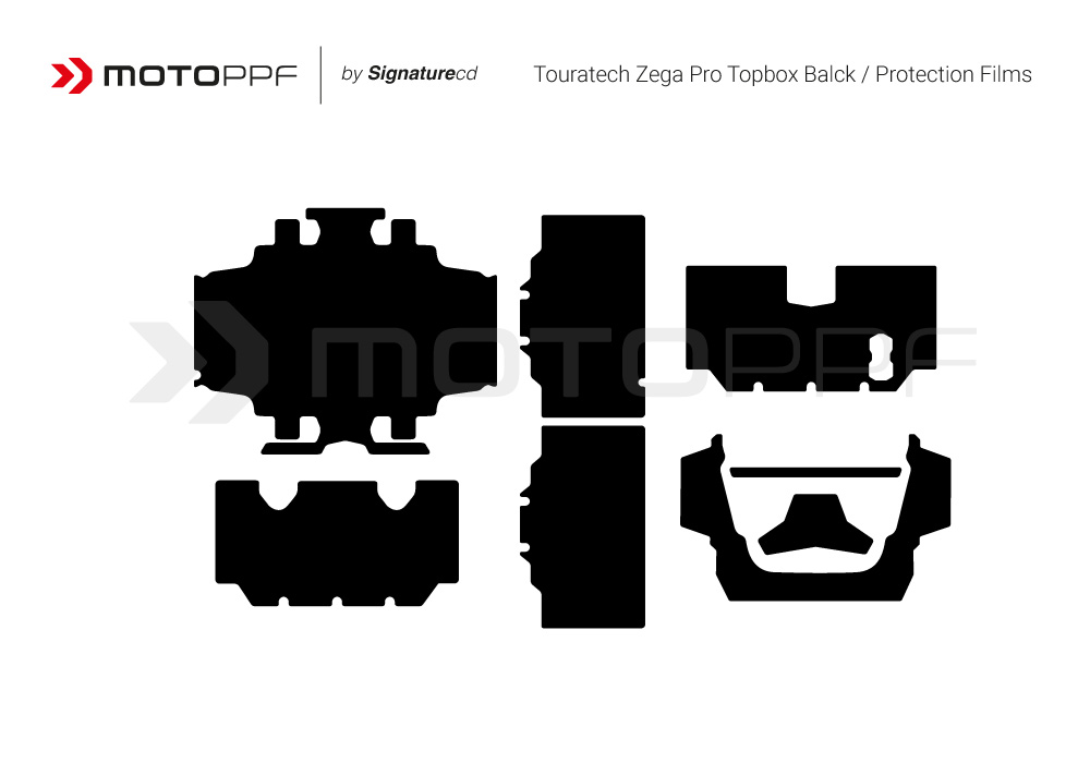 SIG 1724 Touratech Zega Pro Black Topbox 38L Heavy Duty Black Protective Films 03